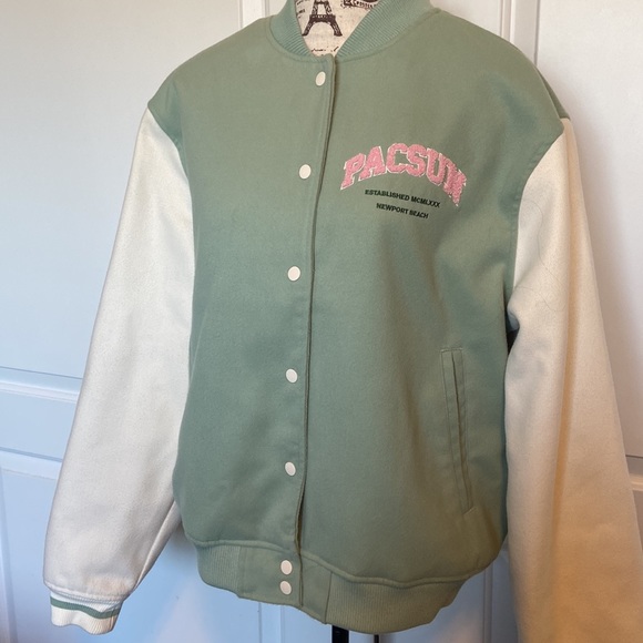 PACSUN OVERSIZED VARSITY JACKET - Picture 4 of 8